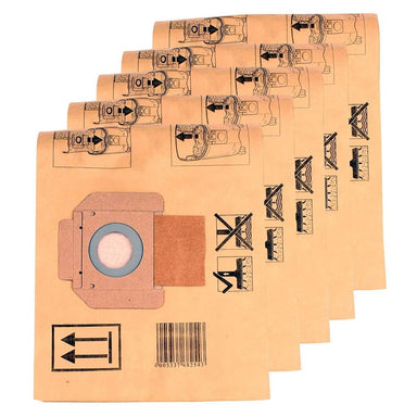 MAKITA PAPER FILTER BAG SET - (5PK)- 446L / ( 2-MICRON FILTRATION ) P-70194