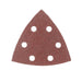 MAKITA MULTITOOL 60# GRIT SAND PAPER / HOOK & LOOP / RED LONG LIFE - (10PK)  B-21565