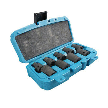 MAKITA IMPACT SOCKET SET (9PC)E SAE - 1/2" SQUARE DRIVE (NO PINS OR O-RINGS) T-01208