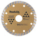 MAKITA 180mm x 22.23 DIAMOND BLADE TURBO RIM - ECONOMY D-37611