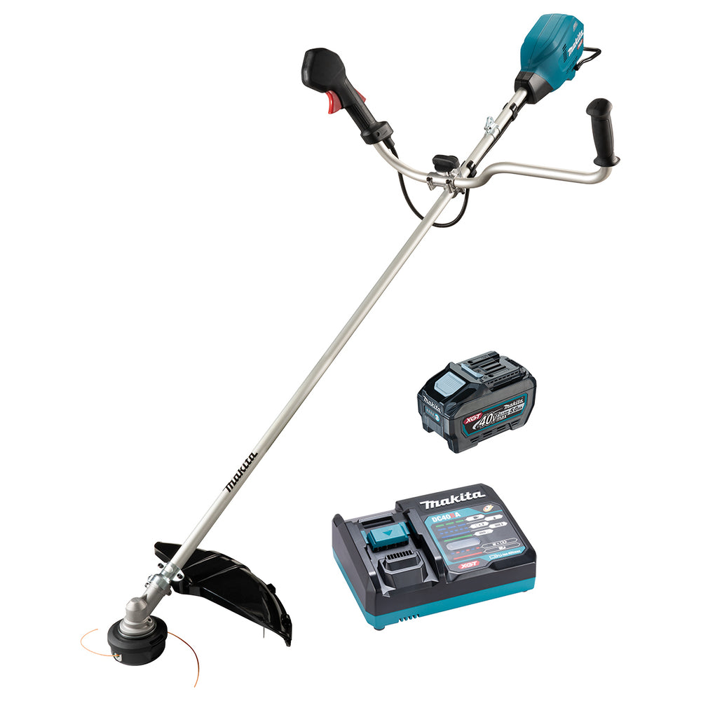Makita 40v Max Brushless High Output U-Handle Line Trimmer 5.0ah Set UR006GT102