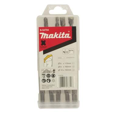 MAKITA CENTRE PLUS SDS PLUS (5PC) DRILL BIT SET B-54704