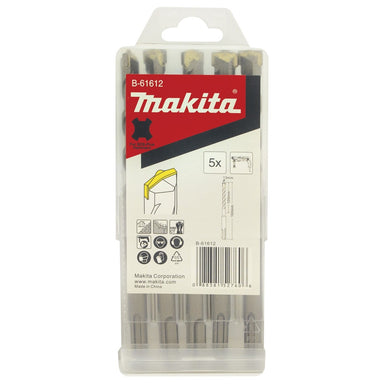 MAKITA CENTRE PLUS SDS PLUS D/BIT 13 x 160mm  (5PK) B-61612