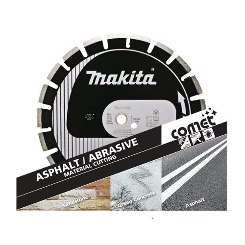 MAKITA 400mm x 25.4/20mm DIAMOND BLADE SEGMENTED - COMET - ASPHALT B-39752