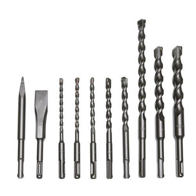 MAKITA STANDARD SDS-PLUS DRILL & CHISEL ASSORTMENT SET - (10PC) - PLASTIC TUBE D-47335