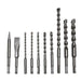MAKITA STANDARD SDS-PLUS DRILL & CHISEL ASSORTMENT SET - (10PC) - PLASTIC TUBE D-47335
