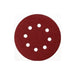 MAKITA SANDING DISC 125mm 320# GRIT BROWN - HOOK & LOOP - (10PK) - STANDARD GRADE D-54570