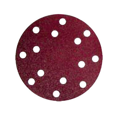 MAKITA SANDING DISC 150mm 120# GRIT BROWN - HOOK & LOOP - (10PK) - STANDARD GRADE D-54623