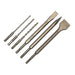 MAKITA STANDARD SDS PLUS DRILL & CHISEL SET - (6PC) / ( 5, 6,& 8 x 160 - BULL POINT, CHISEL & SCALING CHISEL ) D-58920