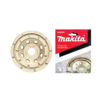 MAKITA 115mm x 22.23mm OFFSET DIAMOND - DOUBLE ROUGH - ECONOMY D-62315