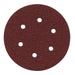 MAKITA SANDING DISC 150mm 100# GRIT BROWN HOOK AND LOOP 6 HOLE (10PK) P-37502