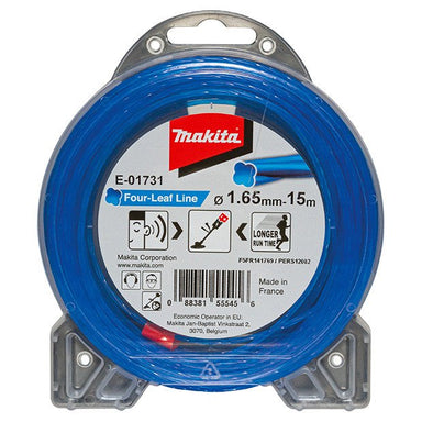 MAKITA FOUR LEAF SILENT NYLON LINE 1.65 x 15M E-01731