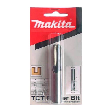 MAKITA 1/2" STRAIGHT TCT BIT / WORKING LENGTH 1-1/2" - 1/2" SHAFT D-01557