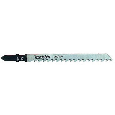 MAKITA JIGSAW BLADE B-12 - BAYONET TYPE - (5PK)- HCS 6tpi / Fine cut / Wood 5-65mm A-85640