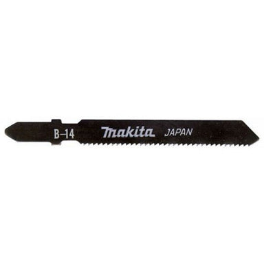 MAKITA JIGSAW BLADE B-14 - BAYONET TYPE - (5PK)- HCS 18tpi / Fast Rough cut / Wood 2-35mm A-85662