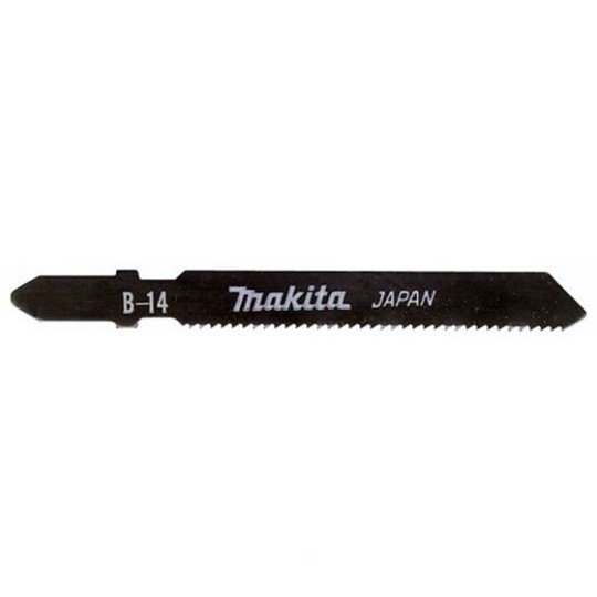 MAKITA JIGSAW BLADE B-14 - BAYONET TYPE - (5PK)- HCS 18tpi / Fast Rough cut / Wood 2-35mm A-85662