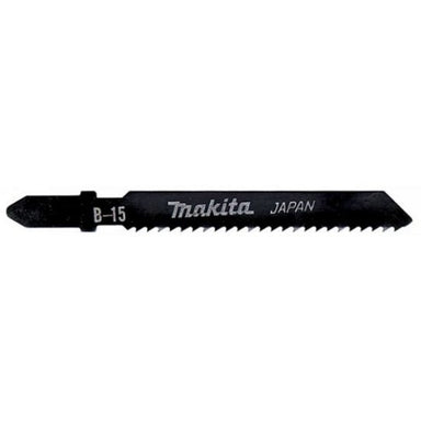 MAKITA JIGSAW BLADE B-15 - BAYONET TYPE - (5PK)- HCS 12tpi / Rough cut / Wood 3-35mm A-85678