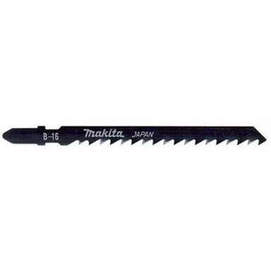 MAKITA JIGSAW BLADE B-16 - BAYONET TYPE - (5PK)- HCS 6tpi / Fast Rough cut / Wood 5-65mm A-85684