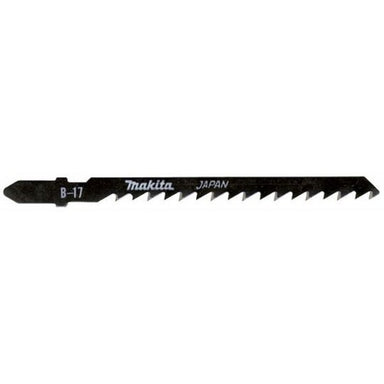 MAKITA JIGSAW BLADE B-17 - BAYONET TYPE - (5PK)- HCS 6tpi / Rough cut / Wood 5-60mm A-85690