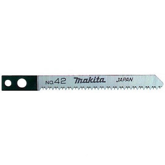MAKITA JIGSAW BLADE NO:42 - MAKITA TYPE - (5PK)- Fine cut 2-50mm A-85896