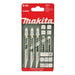 MAKITA JIGSAW BLADE B-50 - BAYONET TYPE - (5PK)- HCS 8.5-10.6tpi / Fast Fine cut / Wood 5-50mm B-06460