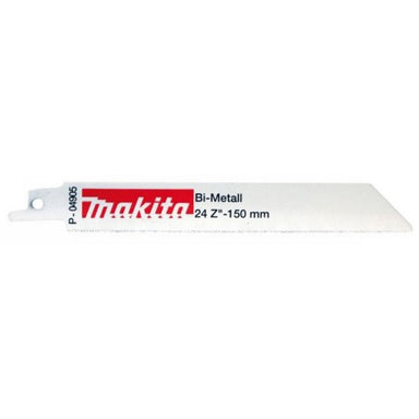MAKITA RECIPRO BLADE BI-METAL 150mm - 24TPI - (5PK)- METAL P-04905