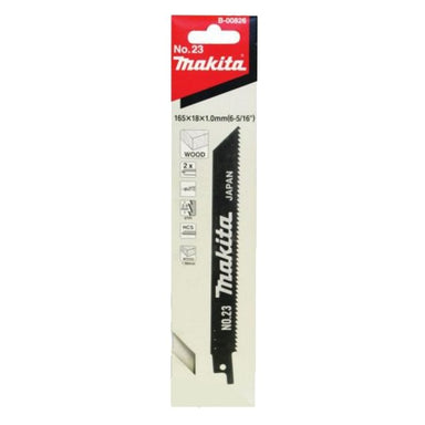 MAKITA RECIPRO BLADE HCS NO.23 160mm - 9TPI - (2PK) - WOOD B-00826