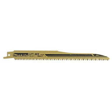 MAKITA RECIPRO BLADE HCS 205mm - 6-10TPI - SUPER EXPRESS - (5PK)- WOOD B-05153