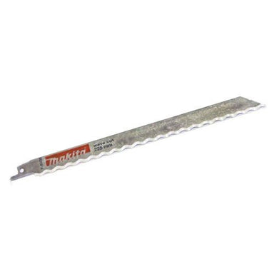 MAKITA RECIPRO BLADE DOUBLE WAVE KNIFE 225mm - (3PK) - RUBBER / CARDBOARD / LEATHER / FOAM P-80438