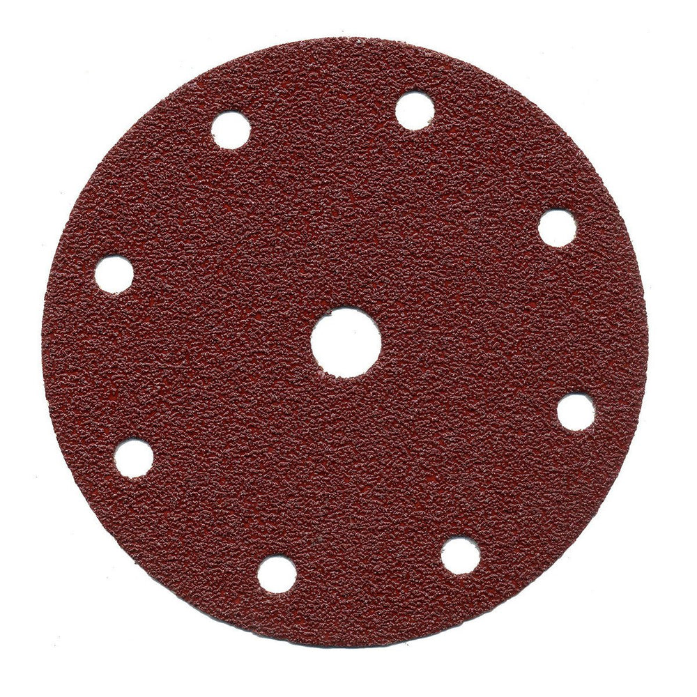 MAKITA SANDING DISC 150mm 40# / HOOK & LOOP BROWN PUNCHED - (50PK) P-32574