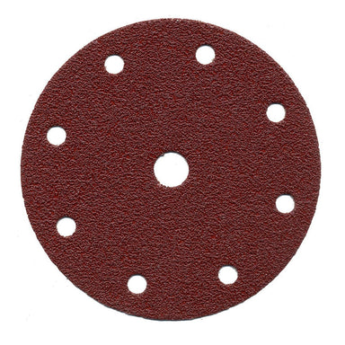 MAKITA SANDING DISC 150mm 100# / HOOK & LOOP BROWN PUNCHED - (50PK) P-32605
