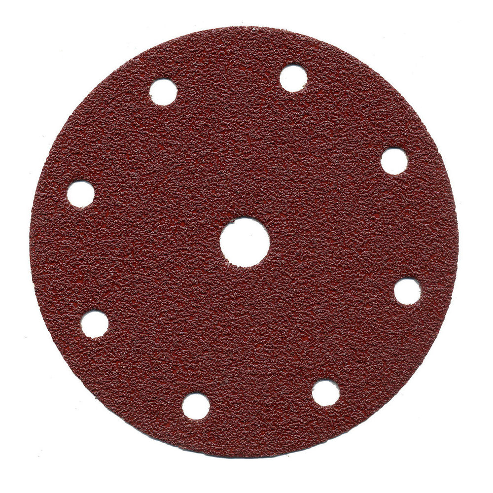 MAKITA SANDING DISC 150mm 150# / HOOK & LOOP BROWN PUNCHED - (10PK) P-31968