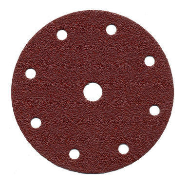 MAKITA SANDING DISC 150mm 150# / HOOK & LOOP BROWN PUNCHED - (10PK) P-31968
