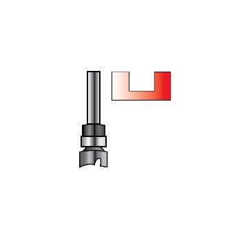 MAKITA 1-1/8" TOP BEARING STRAIGHT TCT BIT - 1/2"SHAFT D-02098