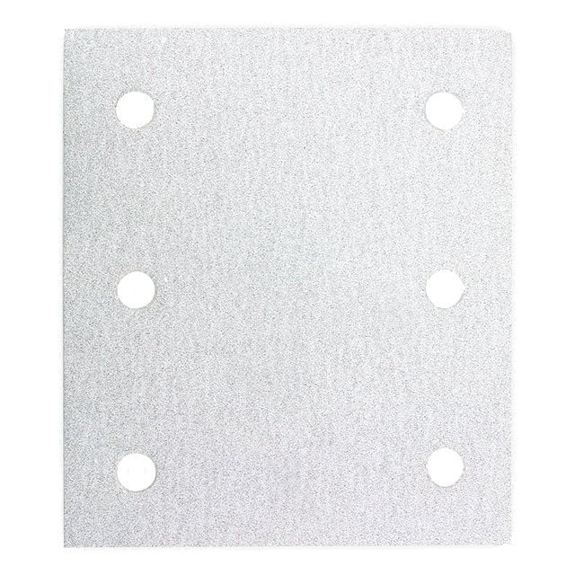 MAKITA SAND PAPER 120# / 1/4 SHEET HOOK & LOOP WHITE PUNCHED - (10PK) P-35841