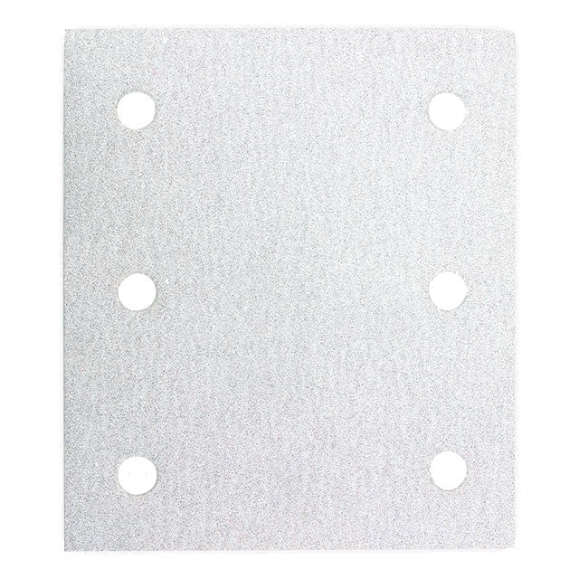 MAKITA SAND PAPER 150# / 1/4 SHEET HOOK & LOOP WHITE PUNCHED - (10PK) P-35857