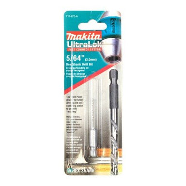 MAKITA HSS G-SERIES METAL DRILL BIT 5/64" x 67mm - (1PC) - PERFORMANCE 711470-A