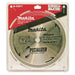 MAKITA COLD METAL CUTTING TCT SAW BLADE 305mm x 25.4mm x 60T - LESSSENED NOISE B-15811