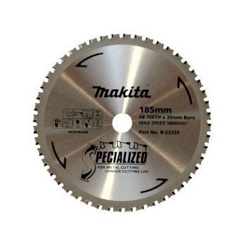 MAKITA COLD METAL CUTTING TCT SAW BLADE 185mm x 20mm x 56T - CERMET B-23379