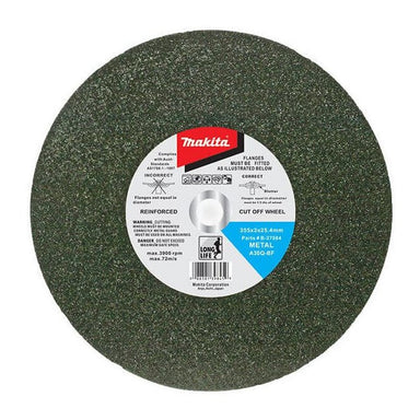 MAKITA 355mm x 3mm x 25.4mm ELITE METAL LONG LIFE CUT OFF WHEEL A30Q-BF - (5PK) B-27084-5