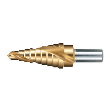 MAKITA 1/4" - 3/4" TIN STEP DRILL BIT - 3/8 SHANK B-31120
