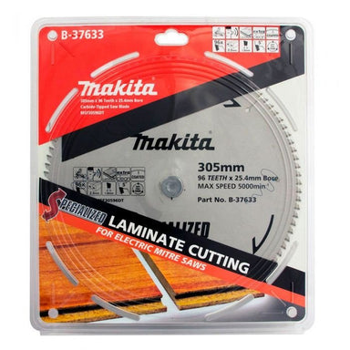 MAKITA LAMINATE TCT SAW BLADE 305mm x 25.4mm x 96T B-37633