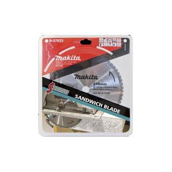 MAKITA COOL ROOM PANEL TCT SAW BLADE 270mm x 25.4mm x 60T B-37655
