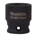 MAKITA IMPACT SOCKET 19mm - 3/8 SQUARE DRIVE B-40010