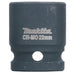 MAKITA IMPACT SOCKET 22mm - 3/8 SQUARE DRIVE B-40048