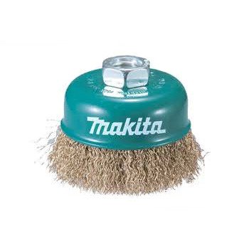 MAKITA CUP BRUSH BRASS-COAT 90mm DIA M14 x 2mm D-55360