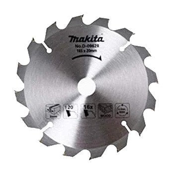 MAKITA STANDARD TCT SAW BLADE 165mm x 20mm x 16T D-09628