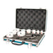 MAKITA 12 PIECE STANDARD BI-METAL HOLE SAW ELECTRICIAN SET - ALUMINIUM CASE D-60953