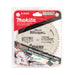 MAKITA PLUNGE SAW TCT SAW BLADE 165mm x 20 x 60T / HARD TIP B-56845