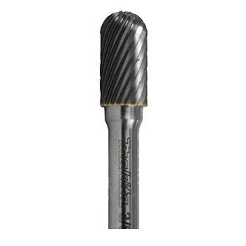 MAKITA 3/8" x 3/4" - 1/4" SHANK - CYLINDRICAL BALL TC BURR COARSE CUT - (10PK) B-52990-10